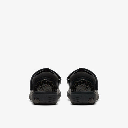 Relda Gem Kid Black Leather | Clarks For Sale