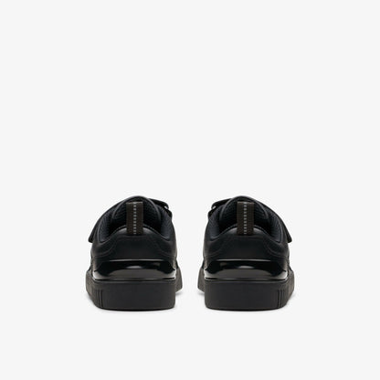 Oslo Flare Kid Black Leather | Clarks For Sale