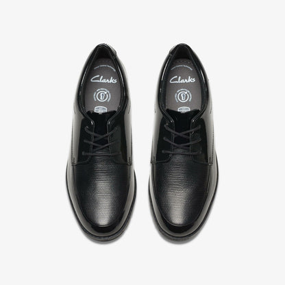 Aubrie Dress Youth Black Patent | Clarks For Sale