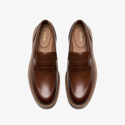 Aldwin Step Loafer Mid Tan Leather | Clarks For Sale