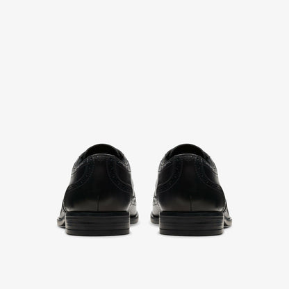 Brandon Limit Brogue Black Leather | Clarks