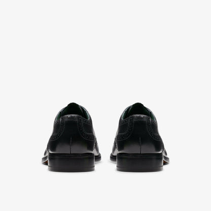 Craft James Tip Brogue Black Leather | Clarks Onsale