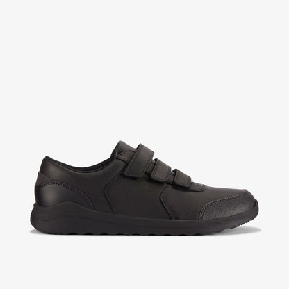 Daze Step 2 Youth Black Leather | Clarks US