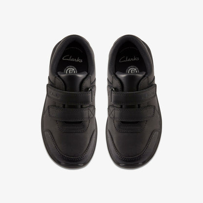 Daze Step 2 Kid Black Leather | Clarks