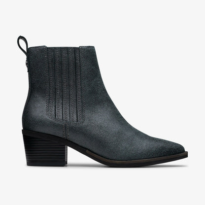 Morzine Top Ankle Boot Pewter Metallic | Clarks For Sale