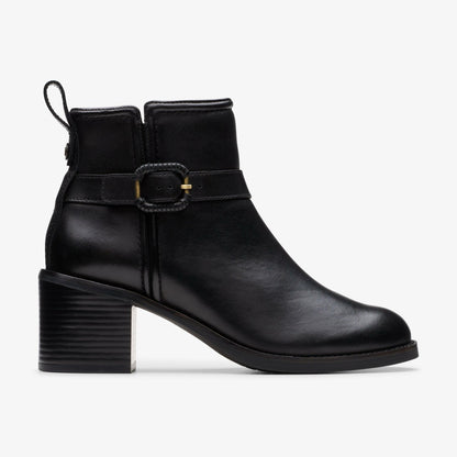 Chamberly Trim Black Leather | Clarks US