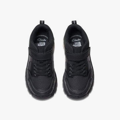 Steggy 2 Glow Kid Black Leather | Clarks US