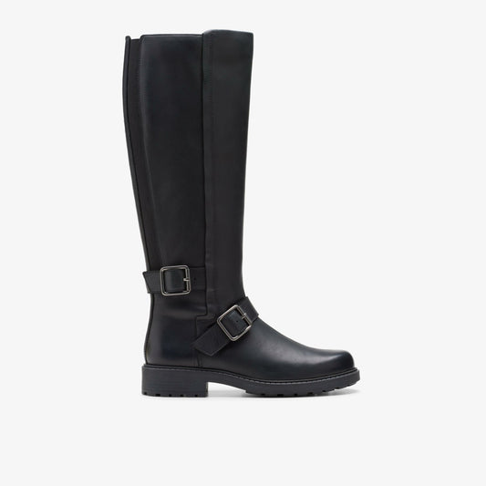 Orinoco2 Tall Black Leather | Clarks Onsale