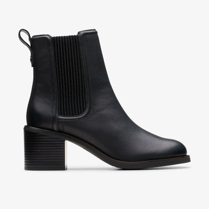 Chamberly Top Black Leather | Clarks Discount
