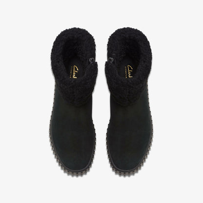 Torhill Turn Black Warmlined Suede | Clarks Sale