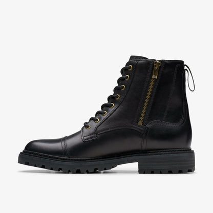 Clarkridge Hi Black Leather | Clarks Sale