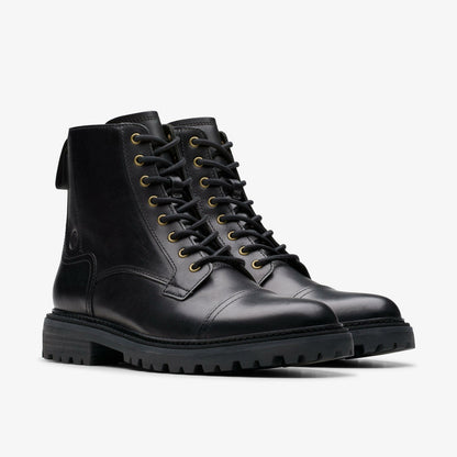 Clarkridge Hi Black Leather | Clarks Sale