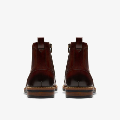 Aldwin Cap Mid Tan Leather | Clarks Discount