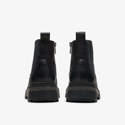 Hencroft Step Waterproof Black Leather | Clarks Onsale