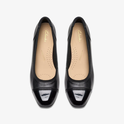 Krystine May Black Leather | Clarks US