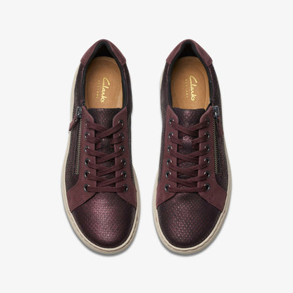 Nalle Lace Wine Interest Leather | Clarks Discount