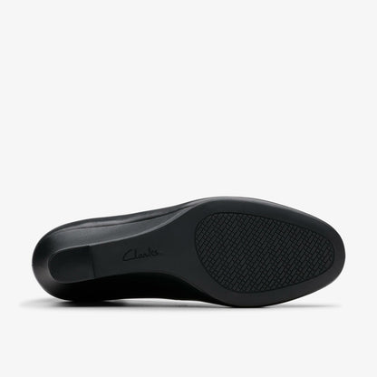 Olivette Pearl Black Leather | Clarks Onsale