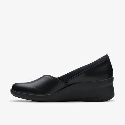 Suttyn Walk Black Leather | Clarks