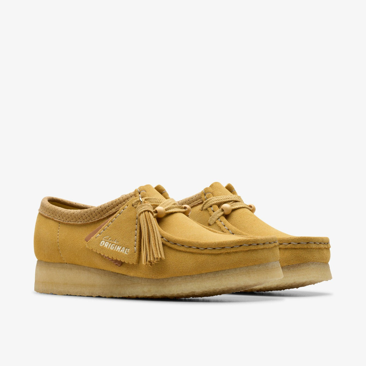 Wallabee Golden Tan Suede | Clarks Onsale