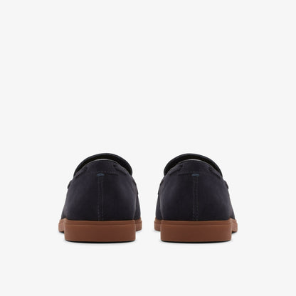 Torford Tassel Navy Suede | Clarks