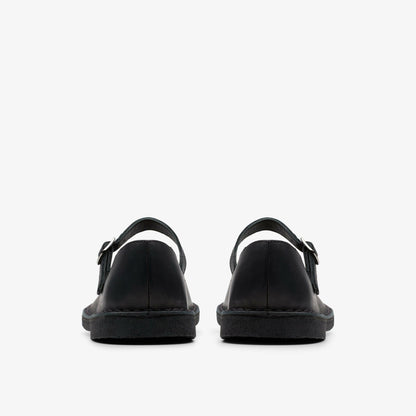 Desert Jane Black Leather | Clarks For Sale