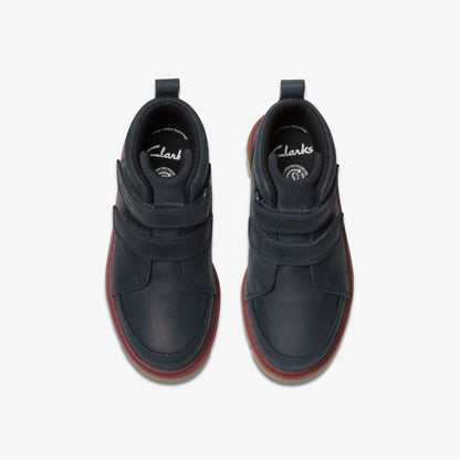 Lorcam Hi Kid Navy | Clarks Onsale