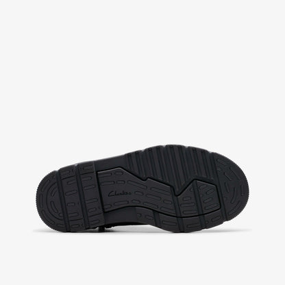 Lorcam Trail Kid Black Leather | Clarks Onsale