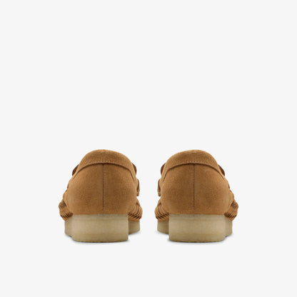 Wallabee Loafer Weave Tan Suede | Clarks