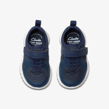 Feather Ath Toddler Navy | Clarks For Sale
