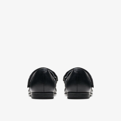 Finja Gem Older Black Leather | Clarks For Sale