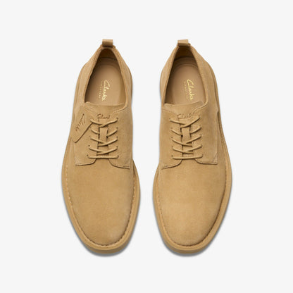 Martock Lace Dark Sand Suede | Clarks