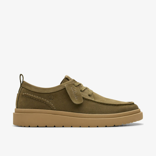 Polden Moc Olive Suede | Clarks For Sale
