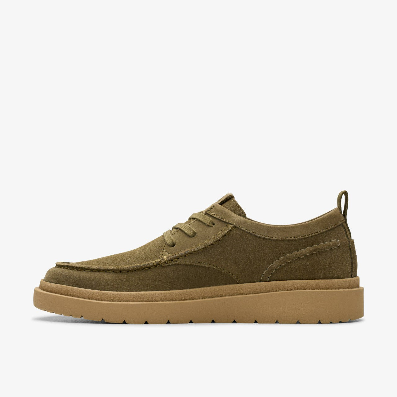 Polden Moc Olive Suede | Clarks For Sale