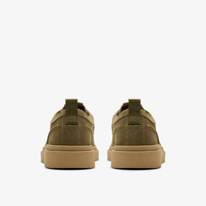 Polden Moc Olive Suede | Clarks For Sale