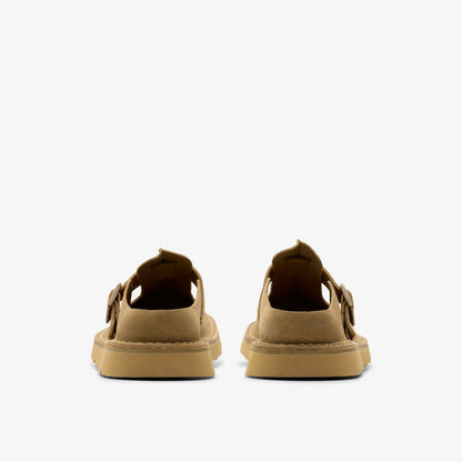 Solsbury Mule Dark Sand Suede | Clarks