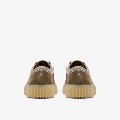 Torhill Lo Dark Olive Combination | Clarks Discount