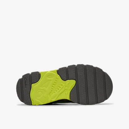 Steggy 2 Park Kid Grey/Green | Clarks Onsale