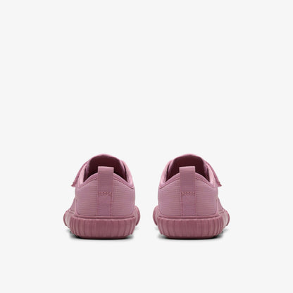 Foxing Stitch Kid Pink Fabric | Clarks Sale