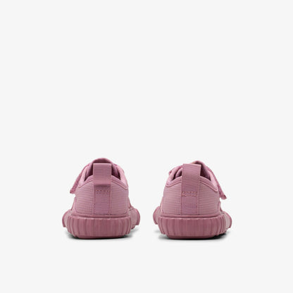 Foxing Stitch Toddler Pink Fabric | Clarks For Sale