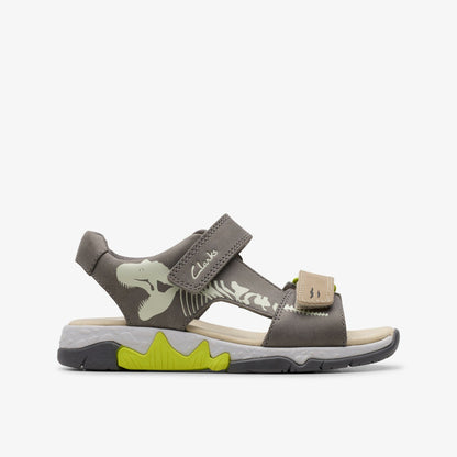 Spiney Tail Kid Grey | Clarks Discount