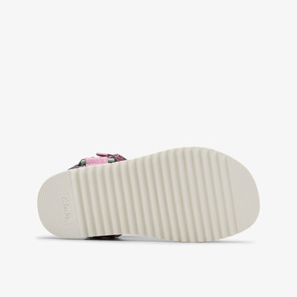 Peak Web Kid Pink/Print | Clarks Sale