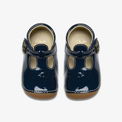 Tiny Skip Toddler Navy Patent | Clarks US