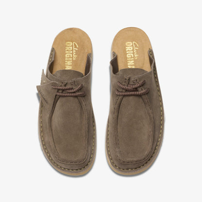 Desert Nomad Mule Grey/Sage | Clarks For Sale