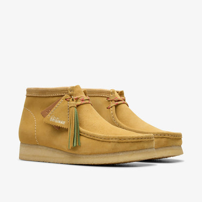 Wallabee Boot Golden Tan Suede | Clarks Discount