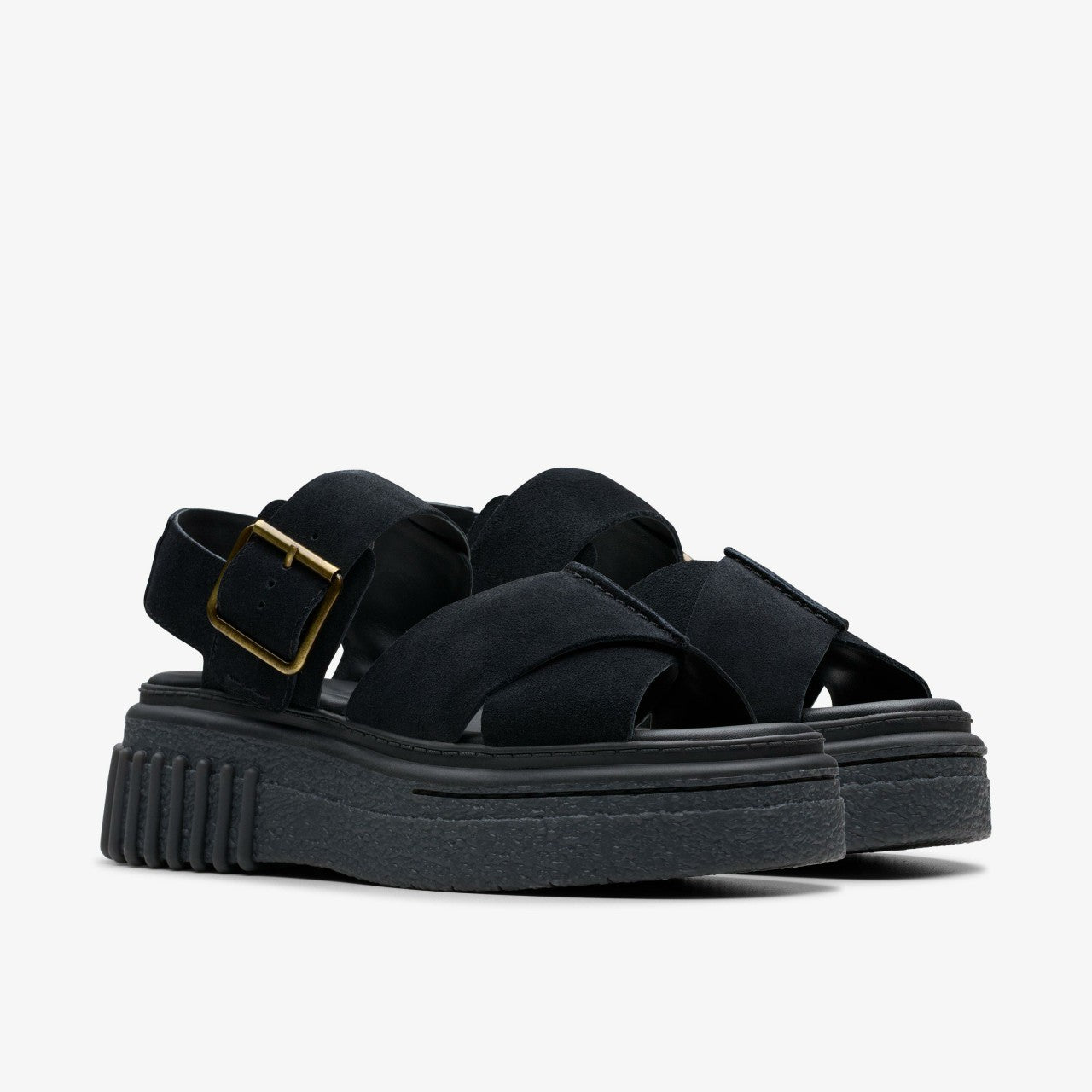 Evamar Wish Black Suede | Clarks