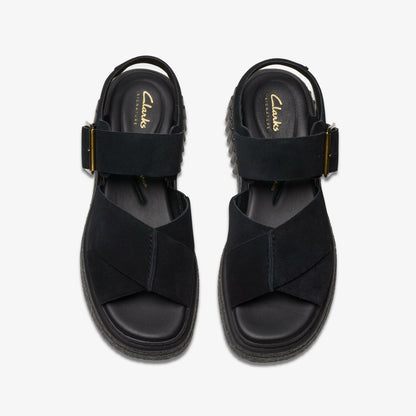 Evamar Wish Black Suede | Clarks