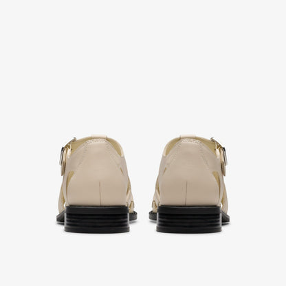 Hana Sun Off White Leather | Clarks US