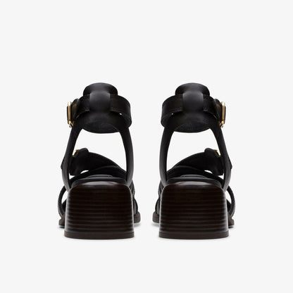 Morwyn Strap Black Leather | Clarks Sale