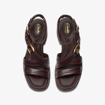Morwyn Strap Wine Leather | Clarks Discount