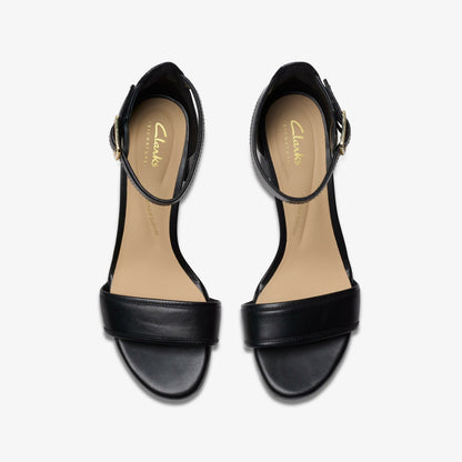 Ezoria Mae Black Leather | Clarks Onsale